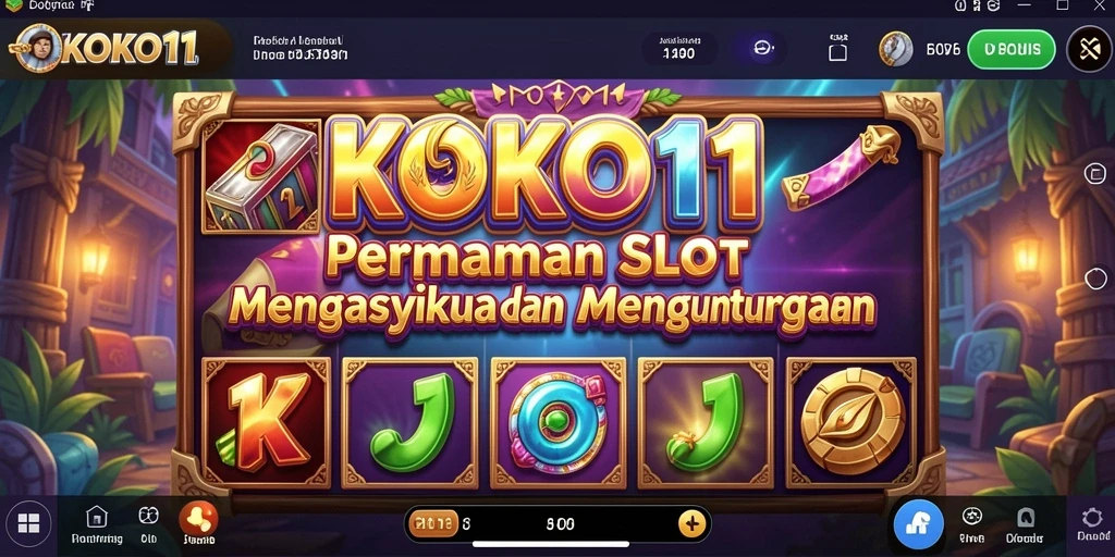 Tampilan gameplay Slot KOKO11 yang seru dan mengasyikkan.