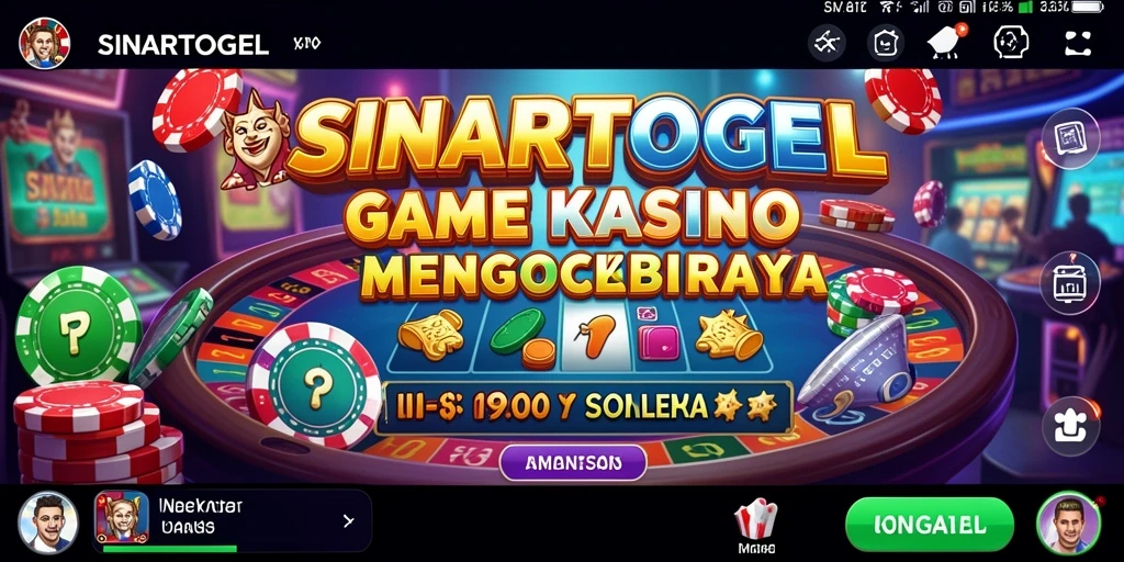 Screenshot gameplay SINARTOGEL menampilkan suasana Kasino yang mendebarkan.