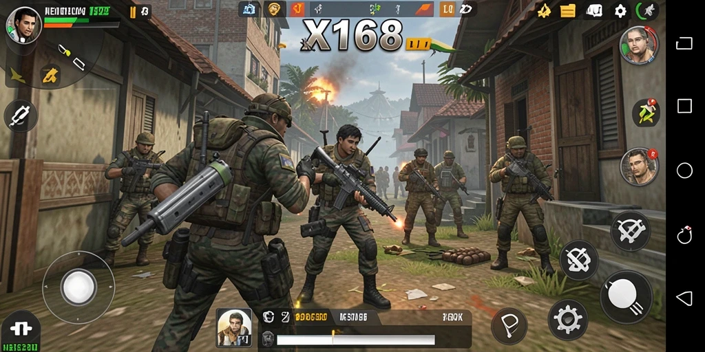 Tampilan gameplay X168 yang menarik dalam simulasi kehidupan.